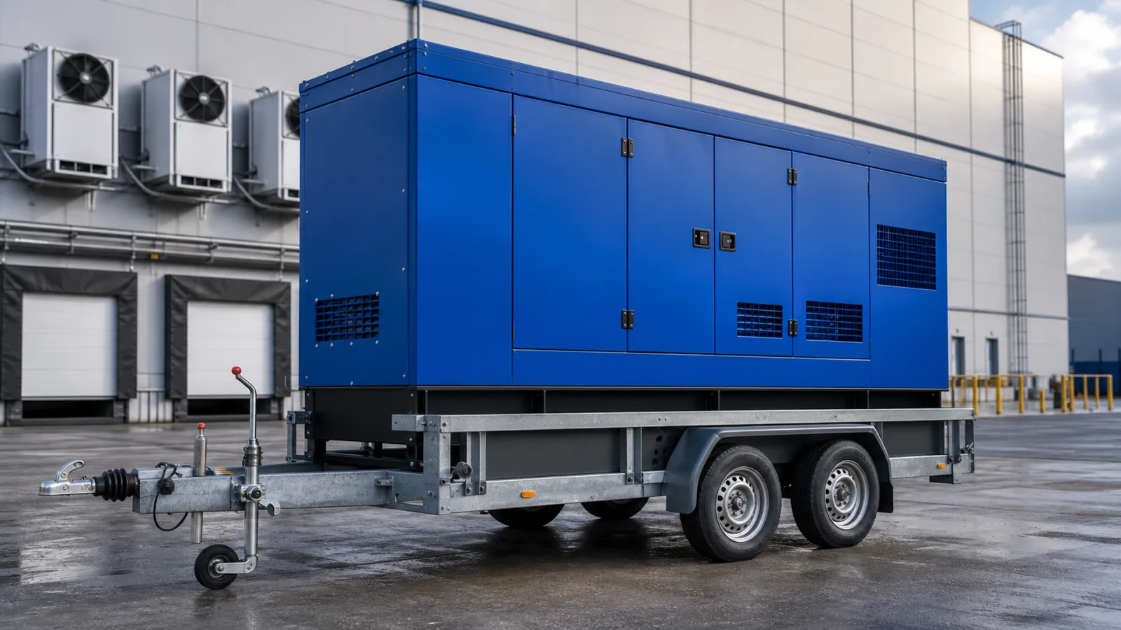 Mrazírenský sklad: jak velký agregát ochrání tuny zboží při výpadku – mobilní elektrocentrála Valeon