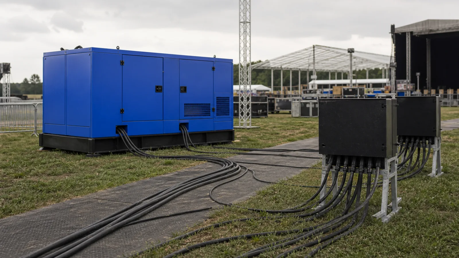 Hospoda a výčep v tropech: víkend, kdy vypadl proud v půlce vsi – mobilní elektrocentrála Valeon